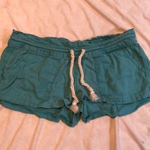 Teal Roxy shorts